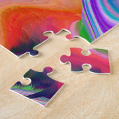 Spirit of Summer Breeze , Abstracte 3D Rainbowart Legpuzzel (Zijkant)