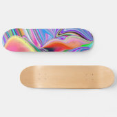 Spirit of Summer Breeze Abstracte 3D Rainbowart Persoonlijk Skateboard (Horizontaal)
