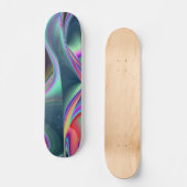 Spirit of Summer Breeze Abstracte 3D Rainbowart Persoonlijk Skateboard (Voorkant)