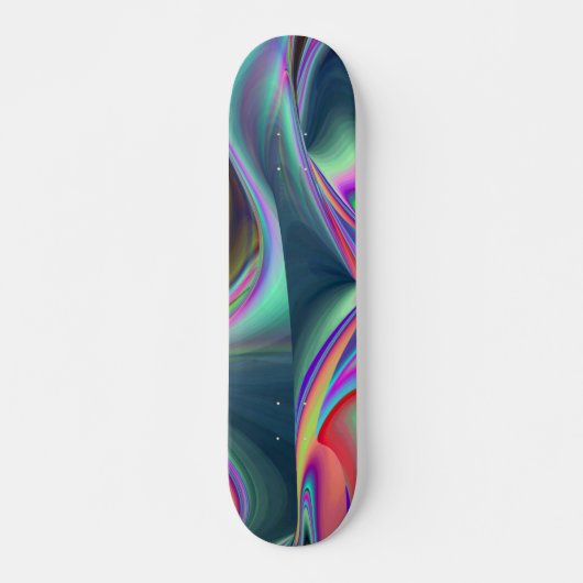 Spirit of Summer Breeze Abstracte 3D Rainbowart Persoonlijk Skateboard (Voorkant)