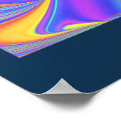 Spirit of Summer Breeze Abstracte 3D Rainbowart Poster (Hoek)