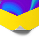 Spirit of Summer Breeze Abstracte 3D Rainbowart Poster (Hoek)