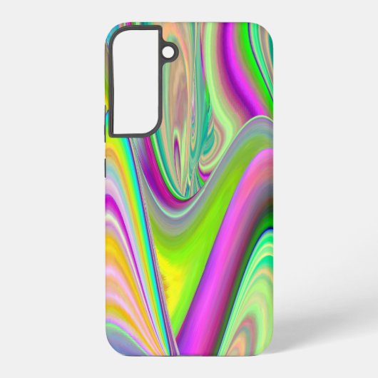 Spirit of Summer Breeze , Abstracte 3D Rainbowart Samsung Galaxy Hoesje (Achterkant)