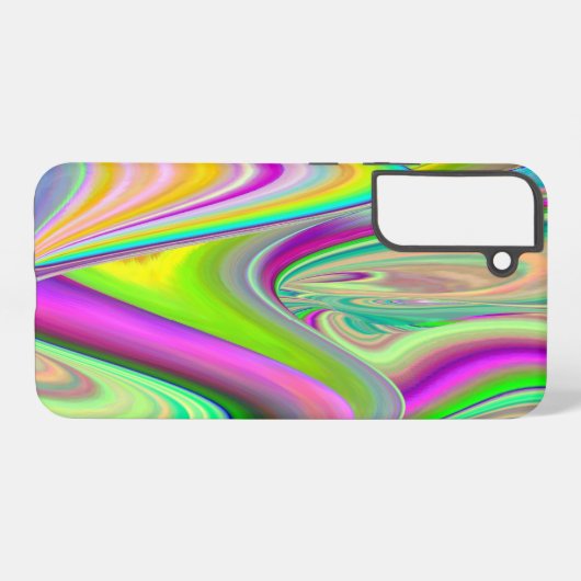 Spirit of Summer Breeze , Abstracte 3D Rainbowart Samsung Galaxy Hoesje (Achterkant horizontaal)