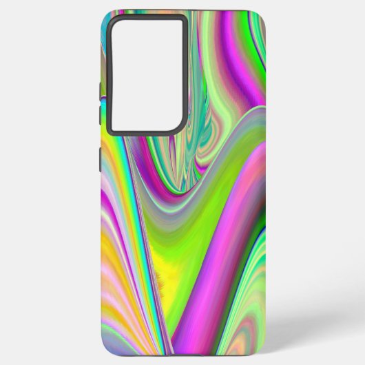 Spirit of Summer Breeze , Abstracte 3D Rainbowart Samsung Galaxy Hoesje (Achterkant)