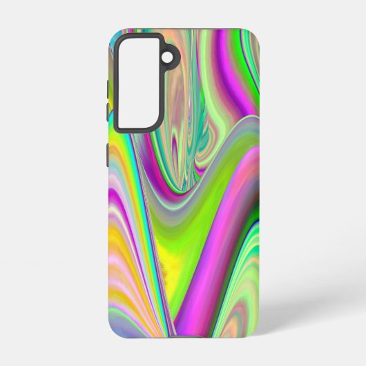 Spirit of Summer Breeze , Abstracte 3D Rainbowart Samsung Galaxy Hoesje (Achterkant)