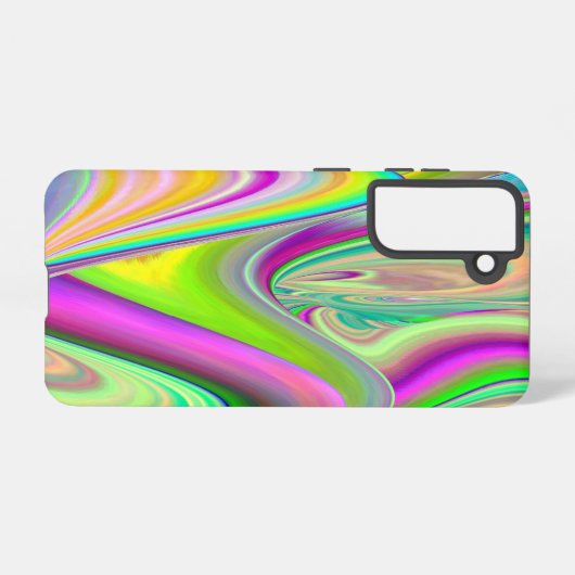 Spirit of Summer Breeze , Abstracte 3D Rainbowart Samsung Galaxy Hoesje (Achterkant horizontaal)