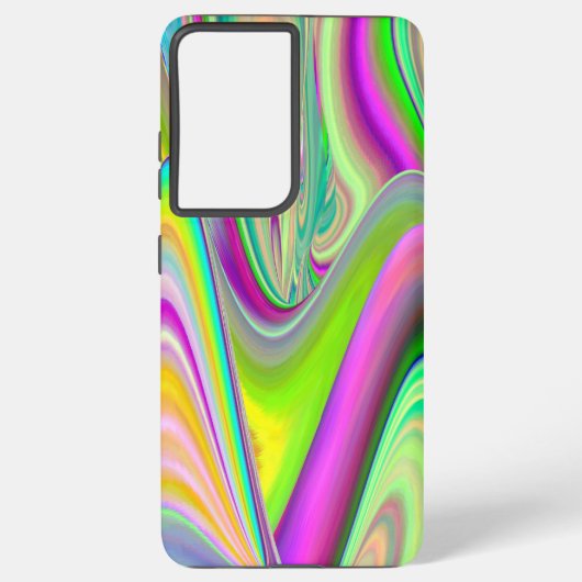 Spirit of Summer Breeze , Abstracte 3D Rainbowart Samsung Galaxy Hoesje (Achterkant)