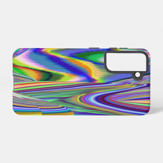 Spirit of Summer Breeze , Abstracte 3D Rainbowart Samsung Galaxy Hoesje (Achterkant horizontaal)
