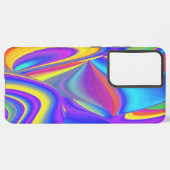 Spirit of Summer Breeze , Abstracte 3D Rainbowart Samsung Galaxy Hoesje (Linkerkant)
