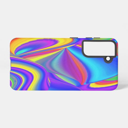 Spirit of Summer Breeze , Abstracte 3D Rainbowart Samsung Galaxy Hoesje (Achterkant horizontaal)