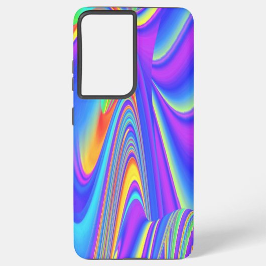 Spirit of Summer Breeze , Abstracte 3D Rainbowart Samsung Galaxy Hoesje (Achterkant)
