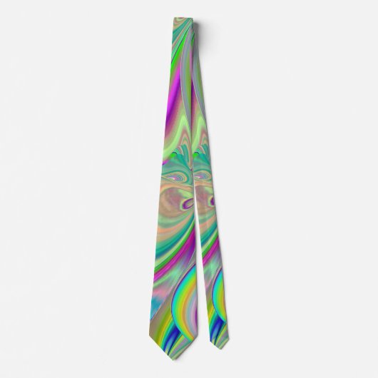 Spirit of Summer Breeze , Abstracte 3D Rainbowart Stropdas (Voorkant)