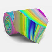 Spirit of Summer Breeze , Abstracte 3D Rainbowart Stropdas (Opgerold)