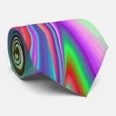 Spirit of Summer Breeze , Abstracte 3D Rainbowart Stropdas (Opgerold)