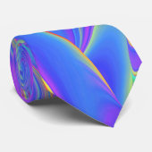 Spirit of Summer Breeze , Abstracte 3D Rainbowart Stropdas (Opgerold)