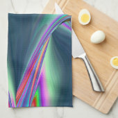 Spirit of Summer Breeze , Abstracte 3D Rainbowart Theedoek (Quarter Fold)