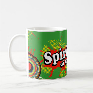 Spirit of the 80's groene logo retro mok