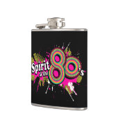 Spirit of the 80's logo splat heupkolf heupfles (Links)