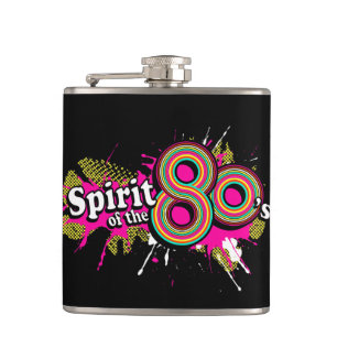 Spirit of the 80's logo splat heupkolf heupfles