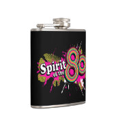 Spirit of the 80's logo splat heupkolf heupfles (Rechts)