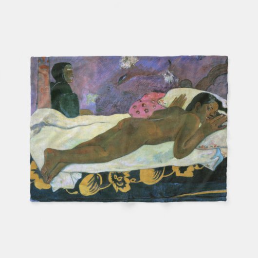 Spirit of the Dead Watching, Gauguin Fleece Deken (Voorkant (Horizontaal))