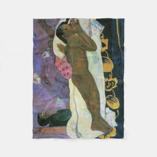 Spirit of the Dead Watching, Gauguin Fleece Deken (Voorkant)