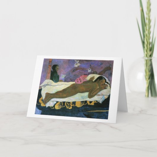 Spirit of the Dead Watching, Gauguin Kaart (Voorkant)