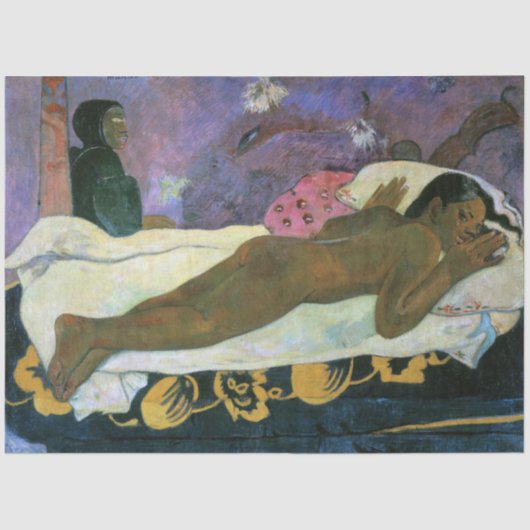 Spirit of the Dead Watching, Gauguin Tissuepapier (Voorkant)