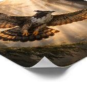 Spirit of the Deep Forest – Mountain Hawk-Eagle Poster (Hoek)
