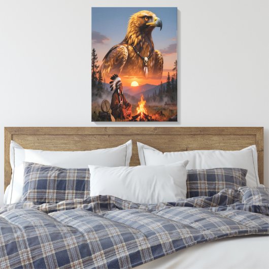 Spirit of the Eagle Canvas Afdruk (Insitu (Slaapkamer))