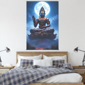 Spirit of the Moon over Nusantara Canvas Afdruk (Insitu (Slaapkamer))
