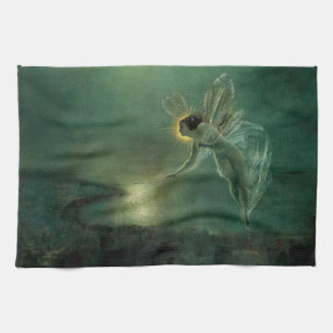 Spirit of the Night door Grimshaw, Victoriaanse fe Theedoek