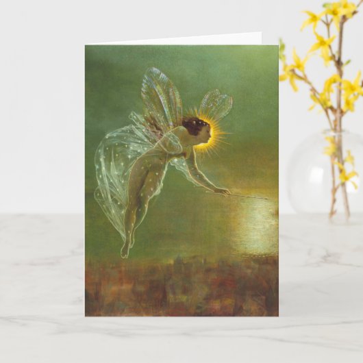 Spirit of the Night - John Atkinson Grimshaw Kaart (Gele Bloem)