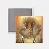 Spirit of the Red Fox Art Magnet (Voorkant / Achterkant)