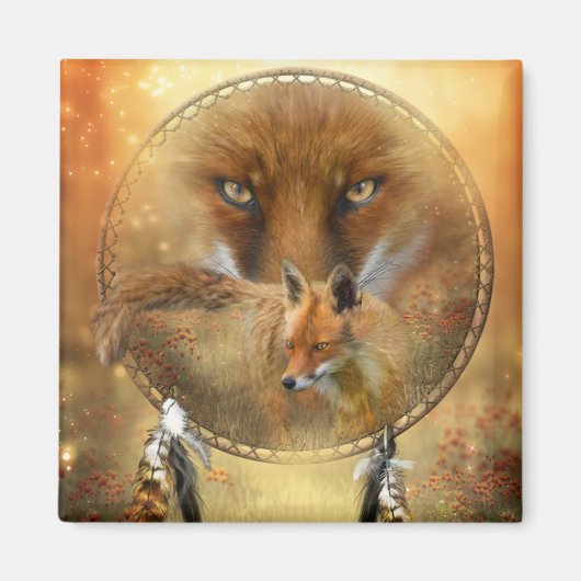 Spirit of the Red Fox Art Magnet (Voorkant)
