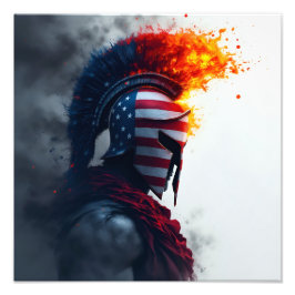 Spirit of the Spartan Foto Afdruk
