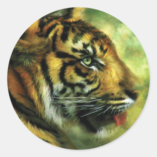 Spirit of the Tiger Art Sticker (Voorkant)