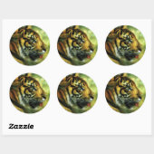 Spirit of the Tiger Art Sticker (Vel)