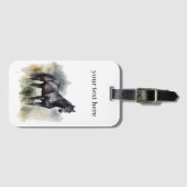 Spirit of the Wild Hengst, op maat Bagagelabel (Voorkant (horizontaal))