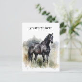 Spirit of the Wild Hengst, op maat Briefkaart (Staand voorkant)