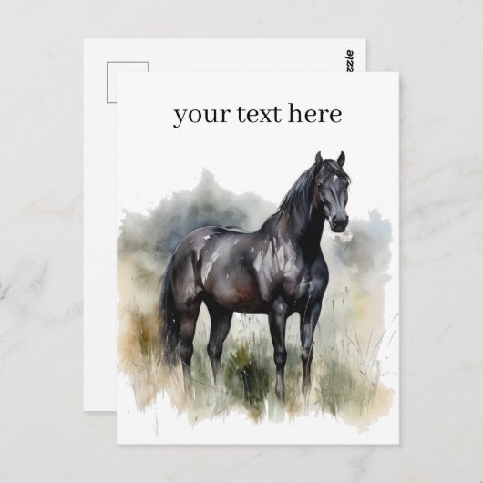 Spirit of the Wild Hengst, op maat Briefkaart (Voorkant / Achterkant)