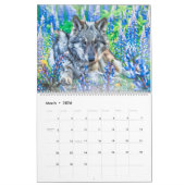 SPIRIT OF WOLVES ART #3 CALENDAR KALENDER (Mar 2026)