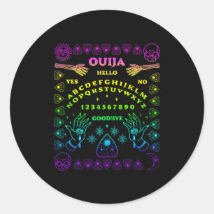 Spirit Ouija Bord Pastel Goth Hekserij Heks Wicca Ronde Sticker