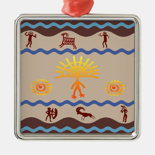 Spirit Path Rock Art Ornament (Voorkant)