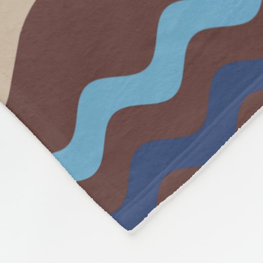 Spirit Path Rock Art Style Fleece Blanket Deken (Hoek)