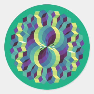 Spirit Pattern 888 Ronde Sticker