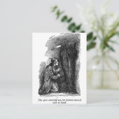 Spirit Pointed (met tekst) Briefkaart (Staand voorkant)