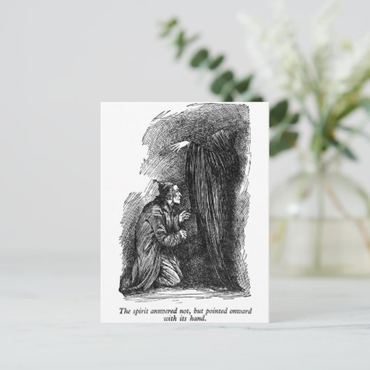 Spirit Pointed (met tekst) Briefkaart (Staand voorkant)