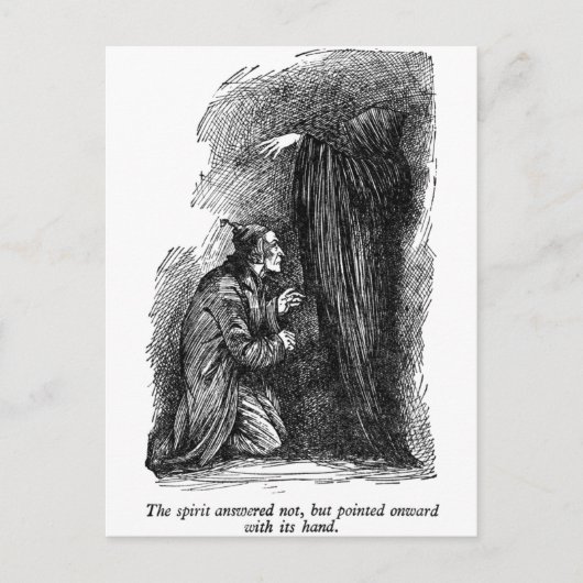 Spirit Pointed (met tekst) Briefkaart (Voorkant)